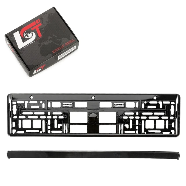 2x Kennzeichenhalter Nummernschild Halter Universal KURZ 46cm Für