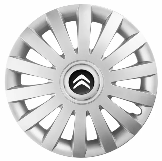 16" Wheel trims wheel covers fit Citroen Berlingo Dispatch C4 C5 silver NEW