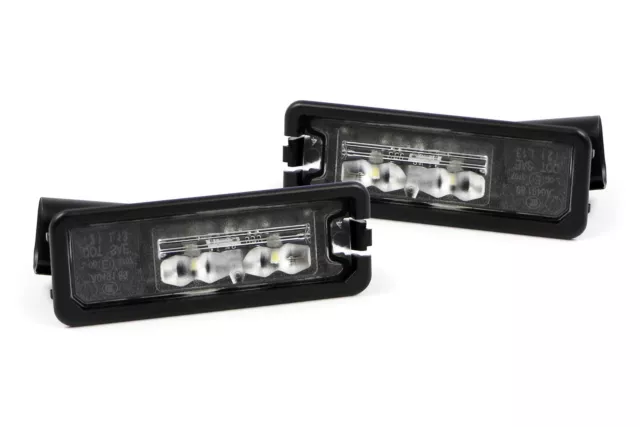 Porsche Cayenne License Number Plate Lights Set LED 18- Pair White