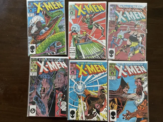 Uncanny X-Men Vol.1 220-243 VF Or Higher Claremont/Silvestri Run (24 Books)