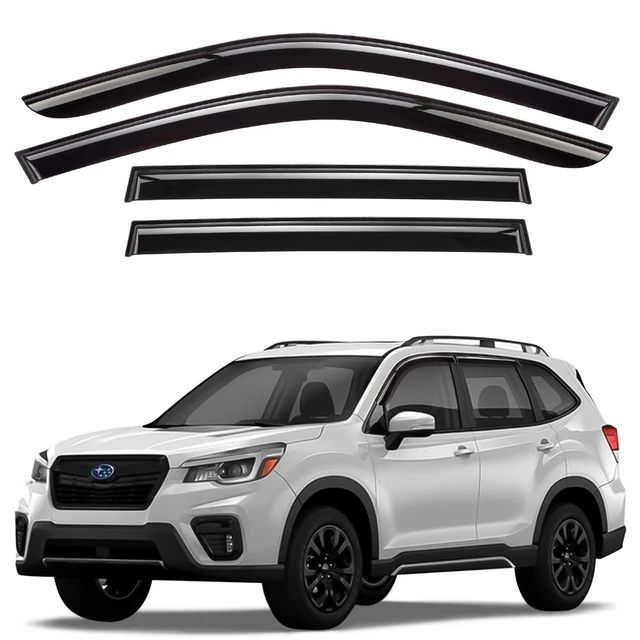 Sun Rain Visors Wind Rain Guards for 2019-2023 Subaru Forester