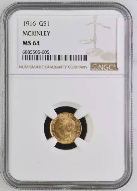 1916 P Classic Commemorative McKinley Memorial NGC MS-64 MCKINLEY