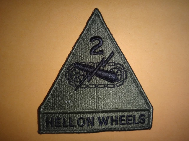 US ARMY 2ND Armored Division Hell On Ruote Stinto Toppa EUR 12,04 ...