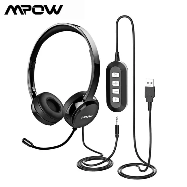 MPOW WIRED COMPUTER headset HC6 0.99 PicClick UK