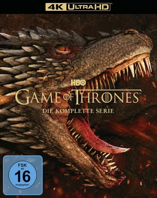 Game of Thrones - Die komplette Serie / 4K Ultra HD # 33-UHD-BLU-RAY-BOX-NEU