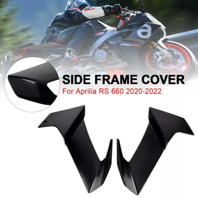 Unbemaltes Seitenrahmenabdeckungsverkleidungshaube für Aprilia Rs 660 2020-2024