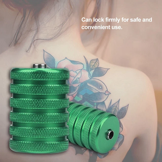 (green)35mm Alliage 'aluminium Poignée De Machine à Tatouer Poignée De