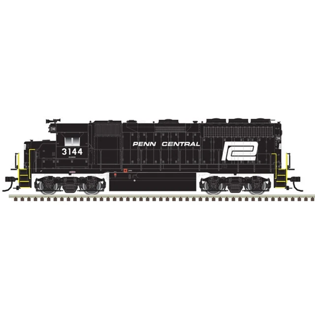 ATLAS MODEL RAILROAD 10004014 HO Scale Penn Central GP40 Silver DCC