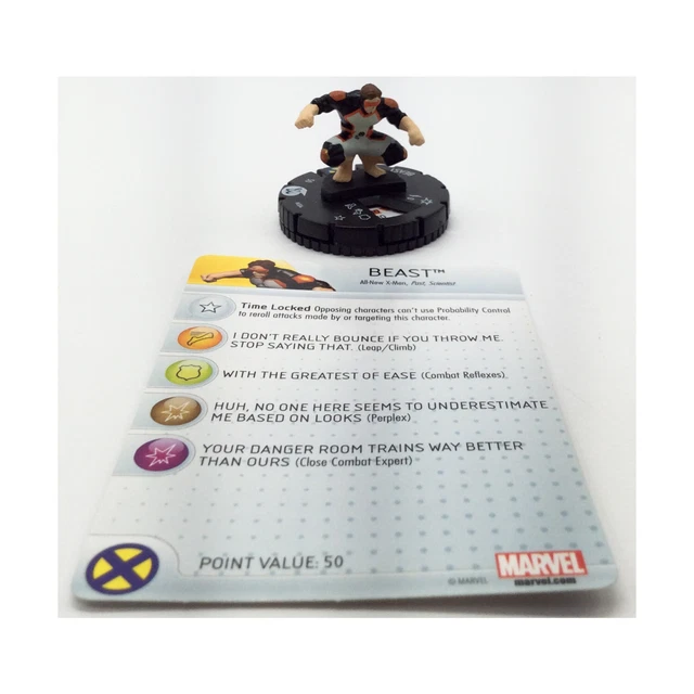 WizKids Marvel HeroClix Fast Forces Beast #004 - Uncanny X-men NM