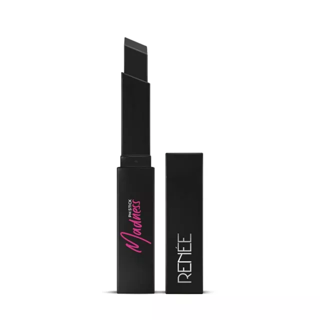 RENEE Folie Ph Bâton, Couleur Changeant Lèvres De Noir Pour Rose Teinte, 3g