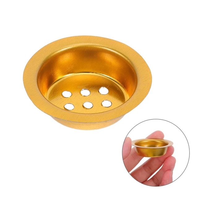 Bruciatore Di Incenso Arabo In Metallo Dorato - Supporto Per Carbone E Incenso, Usato Per Aromaterapia, Yoga, Meditazione E Decorazione