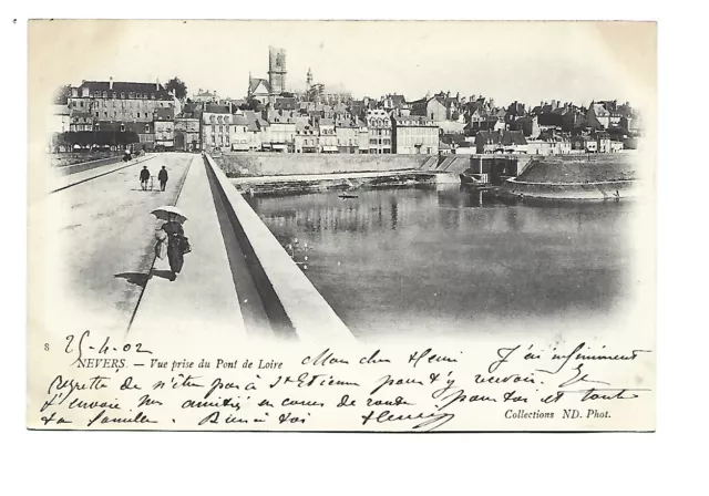 58  Nevers  Vue Prise Du Pont De Loire