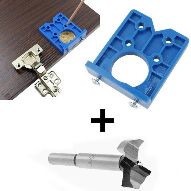 Outils Forage Jig 1 Set for 35mm Caché Charnières for Cuisine Coffret