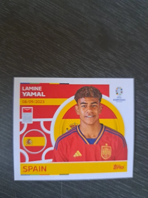 Carte Lamine Yamal Topps Match Attax Euro 2024 - Breakthrough Baller BBU5