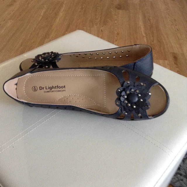 DR LIGHTFOOT WOMENS Shoes Comfort Concept Navy Blue Sizw 6