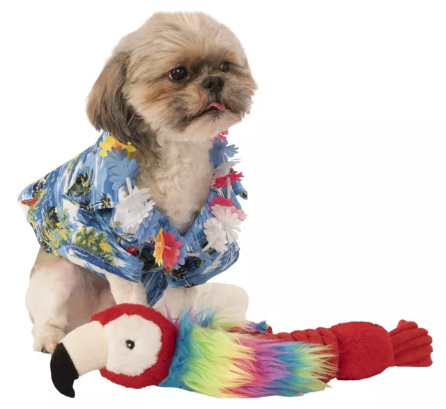 Rubie's Official Largeulau Shirt and Hawaiian Lei Pet Dog Costume