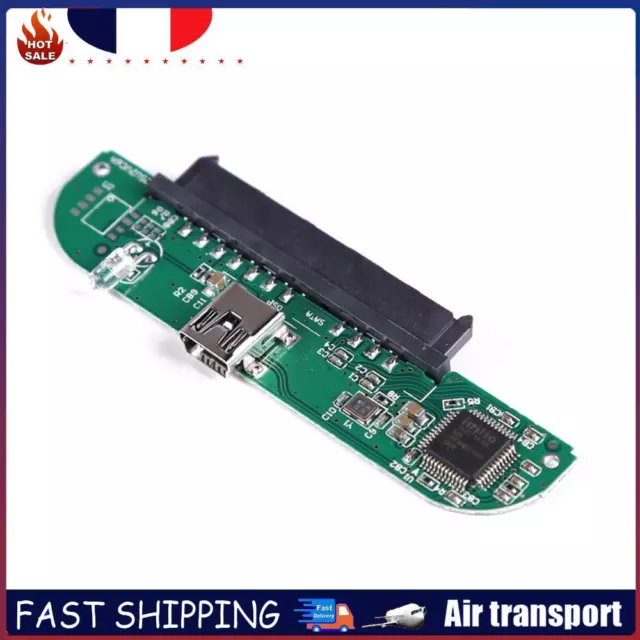 2.5 pouces USB 2.0 à SATA 7 + 15 broches adapteur convertisseur disque dur 2,5&q