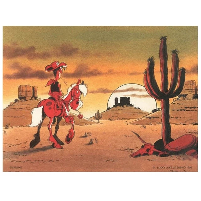 Poster offset Equinoxe Lucky Luke I'm a poor lonesome cowboy (40x30cm)