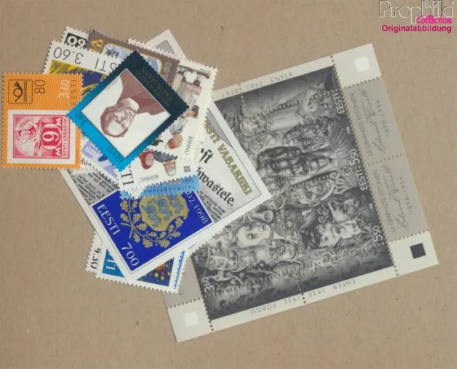Briefmarken Estland 1998 Mi 314-338 (kompl.Ausg.) Jahrgang 1998 komplett p(92829