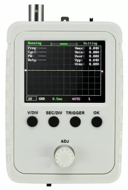 Oscilloscopio DSO150 display LCD da 2.4 pollici 12 Bits 1MSa/s 200KHz