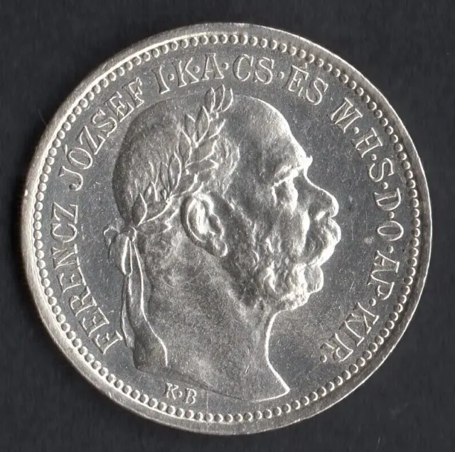 Hongrie @ Monnaie 1 Korona Argent 1915 @ Hungary Silver Coins @ Francois Joseph