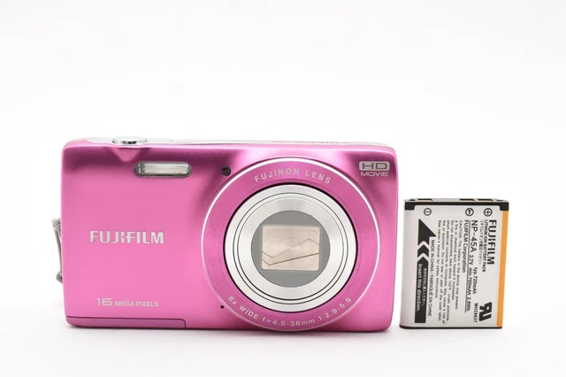 FUJIFILM FINEPIX JZ250 Digital Camera with Battery, Set, Box