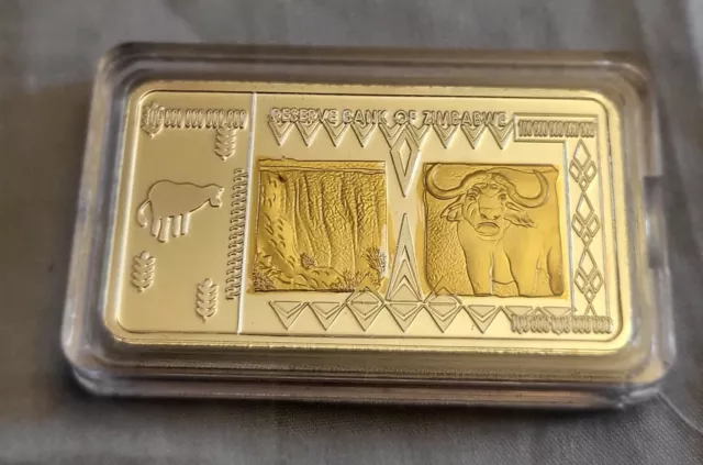 Zimbabwe Silver Gold Bar Trillion How to Become a Trillionaire Millionaire Rich 3