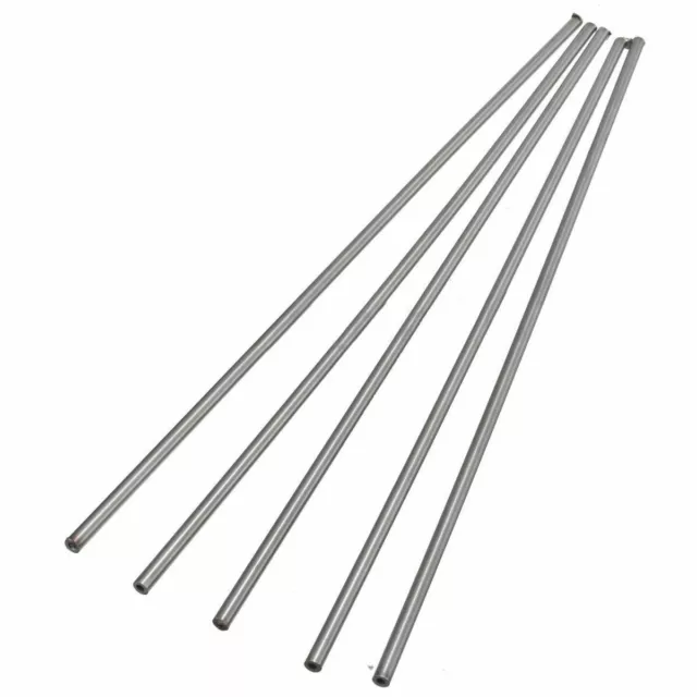 5pcs OD 3mm x 2mm 304 Stainles Steel Capillary Tube ID Length 250mm
