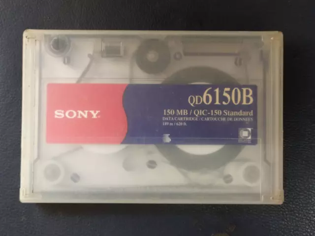 Sony QD6150B 150 MB QIC 150 Standard-Datenkassette 189 m/620 ft....