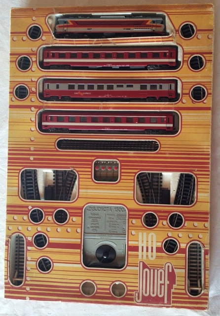 Coffret Jouef Puerta Del Sol - Locomotive CC-6505 Et Wagon - HO - Fonctionnel