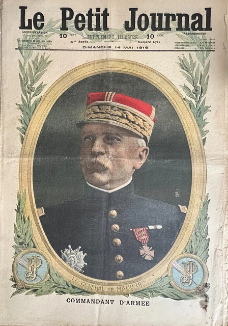 Général de Castelnau 1915 Vosges Ypres Zeppelin Maud'huy Front Guerre