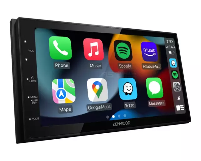 Kenwood 6.75" Touchscreen Apple CarPlay Android Auto Bluetooth Multimedia Stereo 3