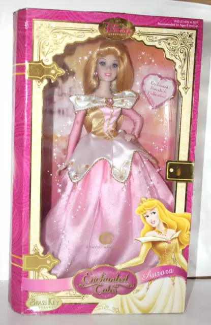 Disney Princess Enchanted Tales w/ Brass Key Keepsakes 16" Aurora Porcelain Doll