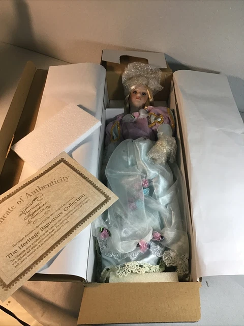 18" Fairy Tale Princess Doll The Heritage Signature Collection Porcelain w/COA