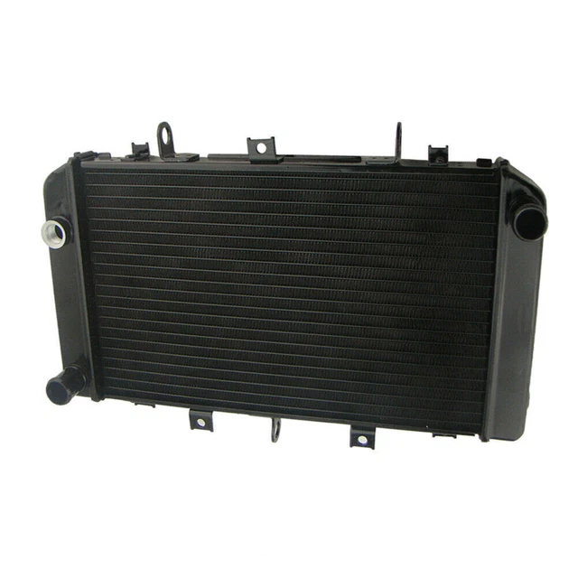 Radiatore per radiatore moto raffreddamento per HONDA CB 600 2006-2007 alluminio nero