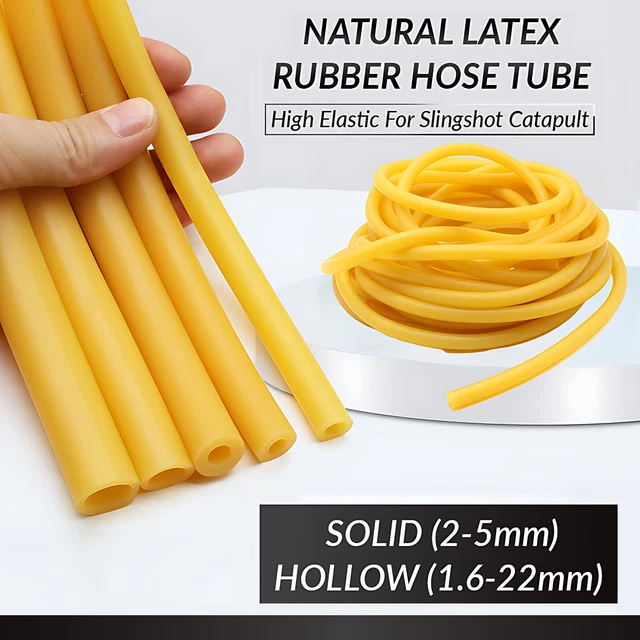 Tube Caoutchouc Latex Naturel 1~12mm – élastique Chirurgical, Pour Bandes Et Catapultes
