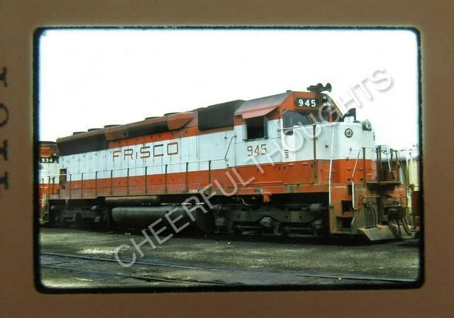 Original '75 Kodachrome Slide SLSF Frisco 945 GP38-2 Birmingham, AL     26Z61