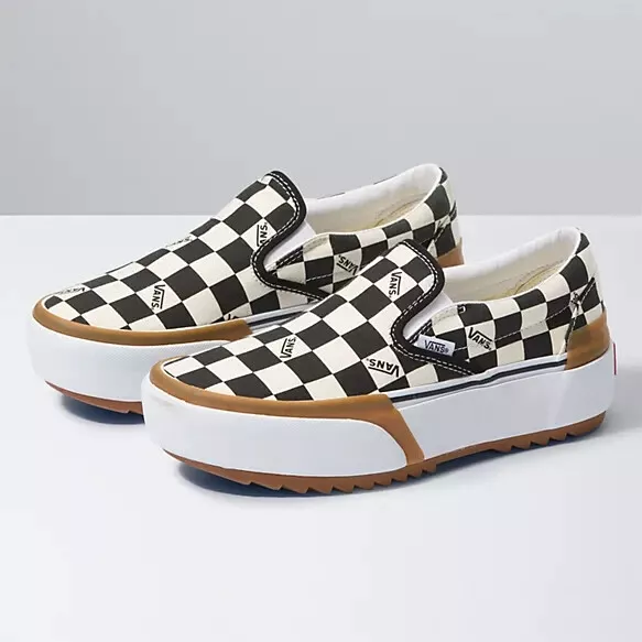 VANS Classic Slip On Platform Checkerboard Women’s SIZE 6