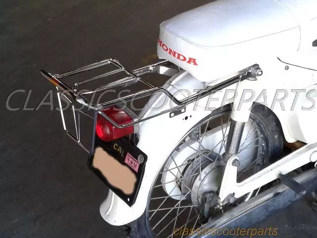 Honda C100 C102 Super Cub 50 luggage rack hand rail grab light protector H2622