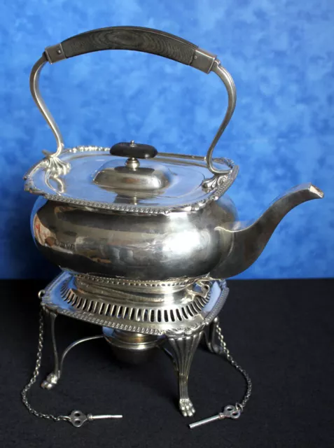 ANTIKE 925 Sterling silver SAMOVAR, TEA POT, HOCHWERTIGER TEEKESSEL mit STÖVCHEN