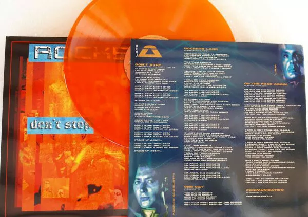 Rockets - Don't Stop Lp  Clear Orange Vinyl  Limited Edition 500 Numbered Copies