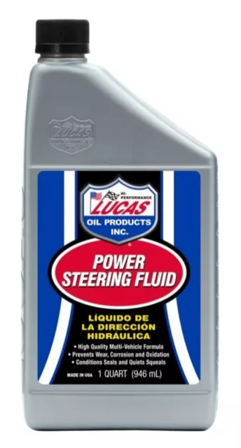 Lucas Oil Products 10824-6 Power Steering Fluid 1 qt.