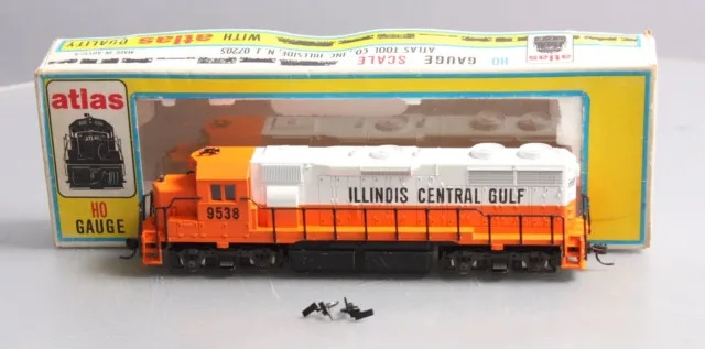 Atlas HO Illinois Central Gulf Diesel Locomotive #9538 - Custom EX