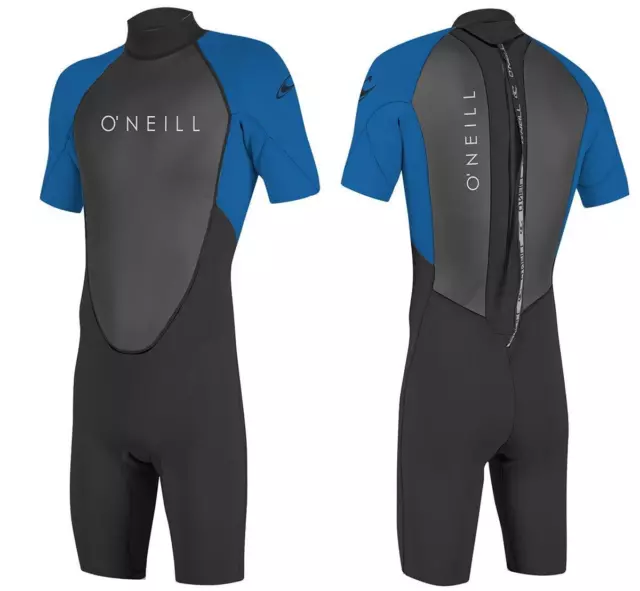 O'NEILL YOUTH REACTOR-2 2mm Back Zip Kinder Shorty Neoprenanzug Wetsuit Ocean