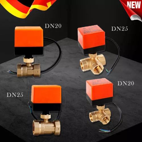 Zonenventil 2/3 Wege Elektrische DN20/25 Umschaltventil Kugelventil Absperrhahn