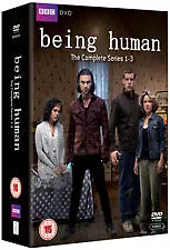 Being Human -The Complete Series 1-3 (Dvd, 8-Disc Set) R-2, Like New,Free Post