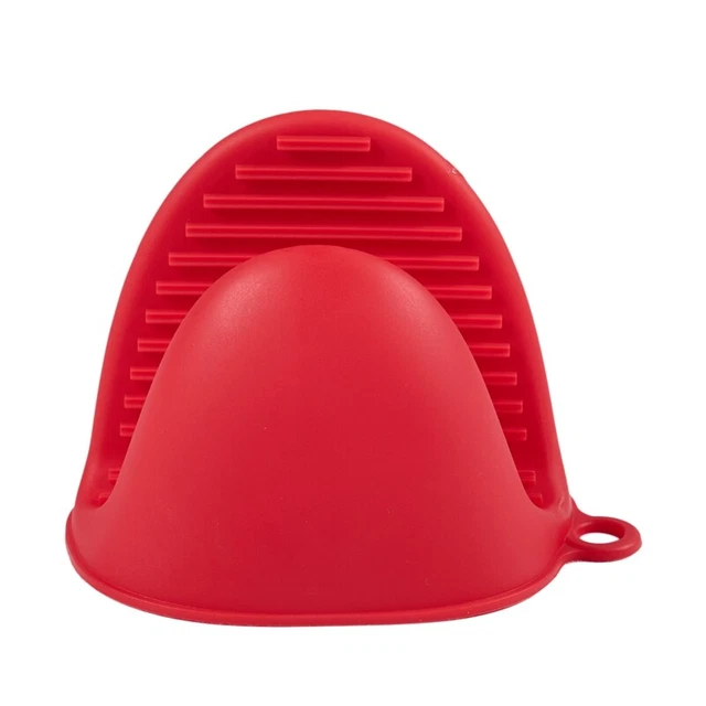 Guantes de silicona horno aislamiento térmico guantes para dedos cocina microondas no deslizantes K4F2