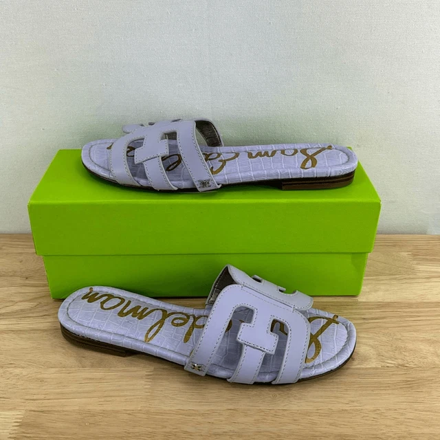 Sam Edelman Bay Slide- Misty Lilac Leather- Size 7M- NIB