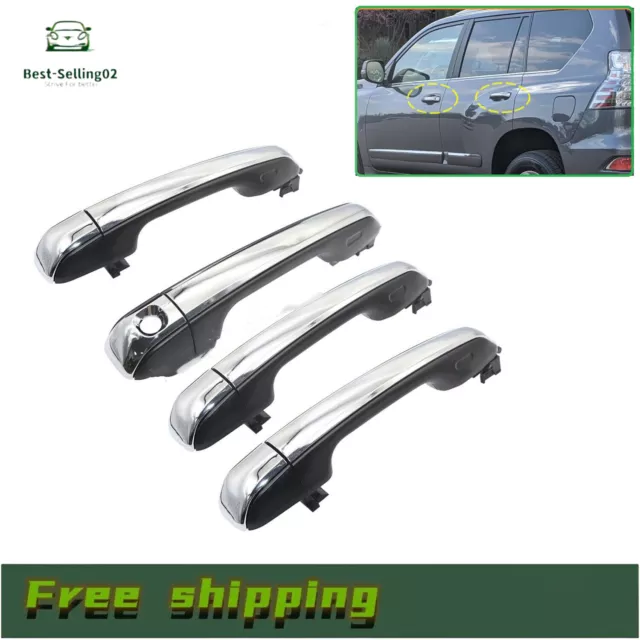 For 2010-2017 Lexus GX460 Outside Door Handle Four-piece Package 69210-60170