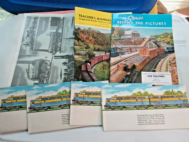 VTG 1958 Association of American Railroads Teacher's Kit Railroad Transportation